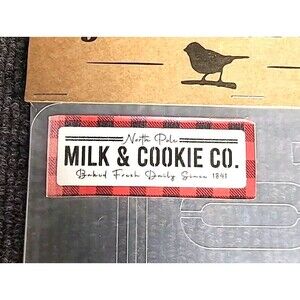 NEW JRV  15mil Reusable Milk & Cookie Co. Stencil 17.5x6.25